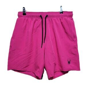 Spyder Adult Board Shorts Swim Trunks Medium Hot Pink Unisex